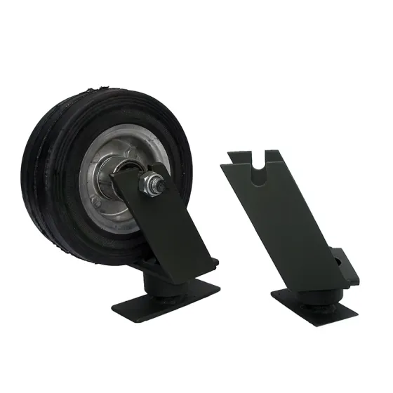 Колесо поворотне посилене ПК-200КНШ – промислове колесо 200 мм з кріпильною панеллю та сталевою ступицею Харків