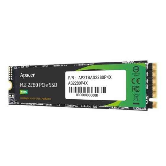Накопичувач SSD 256 GB Apacer AS2280P4X M.2 2280 PCIe 3.0 x4 3D TLC (AP256GAS2280P4X-1) M.2 2280 Харків