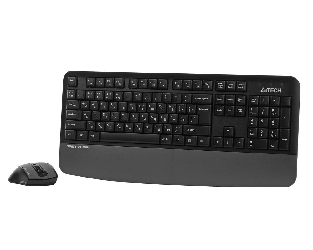 Комплект (клавіатура, миша) бездротовий A4Tech Fstyler FG2500S Plus Grey ( 20880 ) Харьков - изображение 1