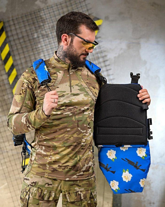 Плитоноска 4 быстрых сброса с напашником NETFLIX SIR  ПП4636 Одесса - изображение 6