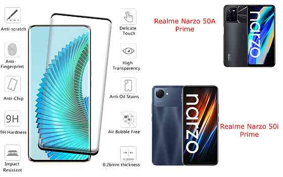 Захисне скло HyperGlass Pro для Realme Narzo 50A Prime, Narzo 50i Prime – максимальна чутливість та захист Київ