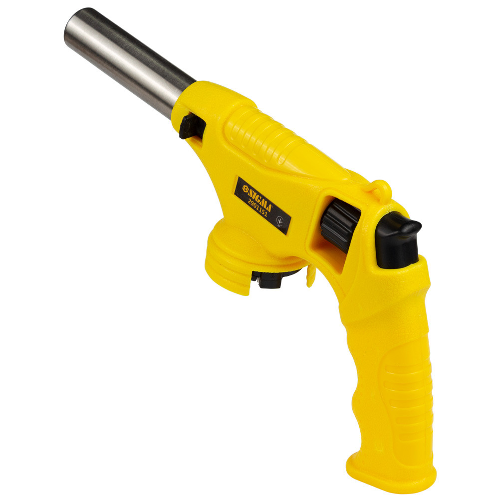 Sigma Горелка газовая турбо 360° с керамическим соплом, пьезоподжигом и рукояткой Ø22мм 260мм S Киев - изображение 4