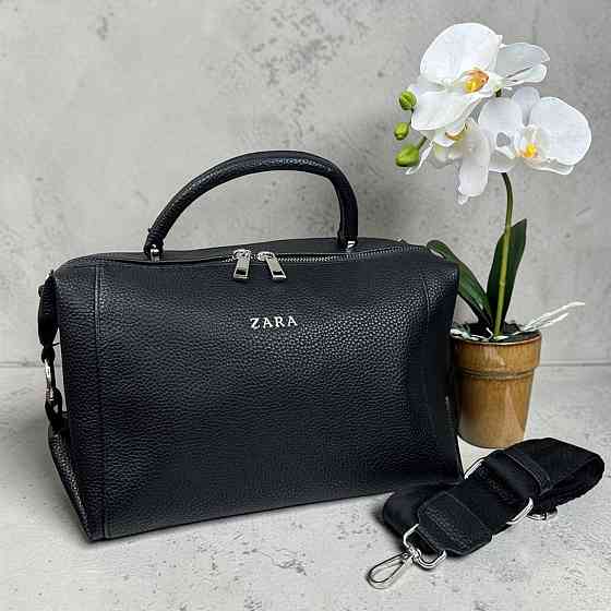 Якісна жіноча сумка стиль Зара, класична сумка Zara чорна Харків