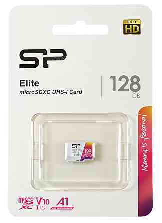 microSDXC (UHS-1 U1) SiliconPower Elite Color 128Gb class 10 A1 V10 Киев