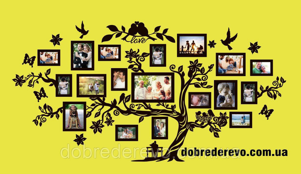 Сімейне дерево фото рамка на 18 фото рамок, Родинне дерево Вижница - изображение 7