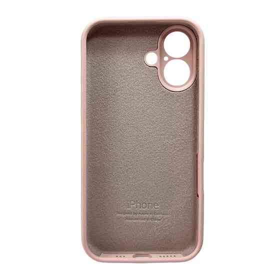 Чохол для смартфона Silicone Full Case AA Camera Protect for Apple iPhone 16 15,Pink Sand Київ