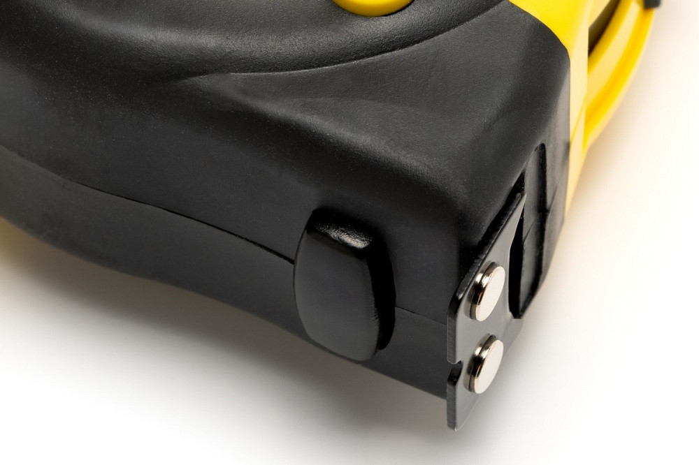 MASTERTOOL Рулетка MASTERTOOL 8 м×25 мм з магнітами 2 фіксатори кнопка STOP покриття TPR нейлон Коломия - фото 4