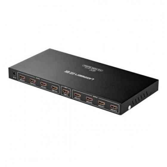 Сплітер HDMI 1.4 UHD 4K/30Hz 3D, HDCP,1080P 1*8 40203 UGREEN Чорний (40203) Київ