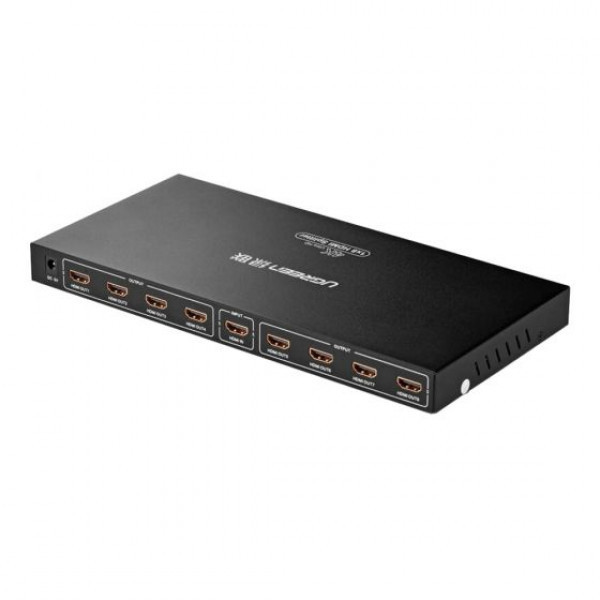 Сплітер HDMI 1.4 UHD 4K/30Hz 3D, HDCP,1080P 1*8 40203 UGREEN Чорний (40203) Київ - фото 1