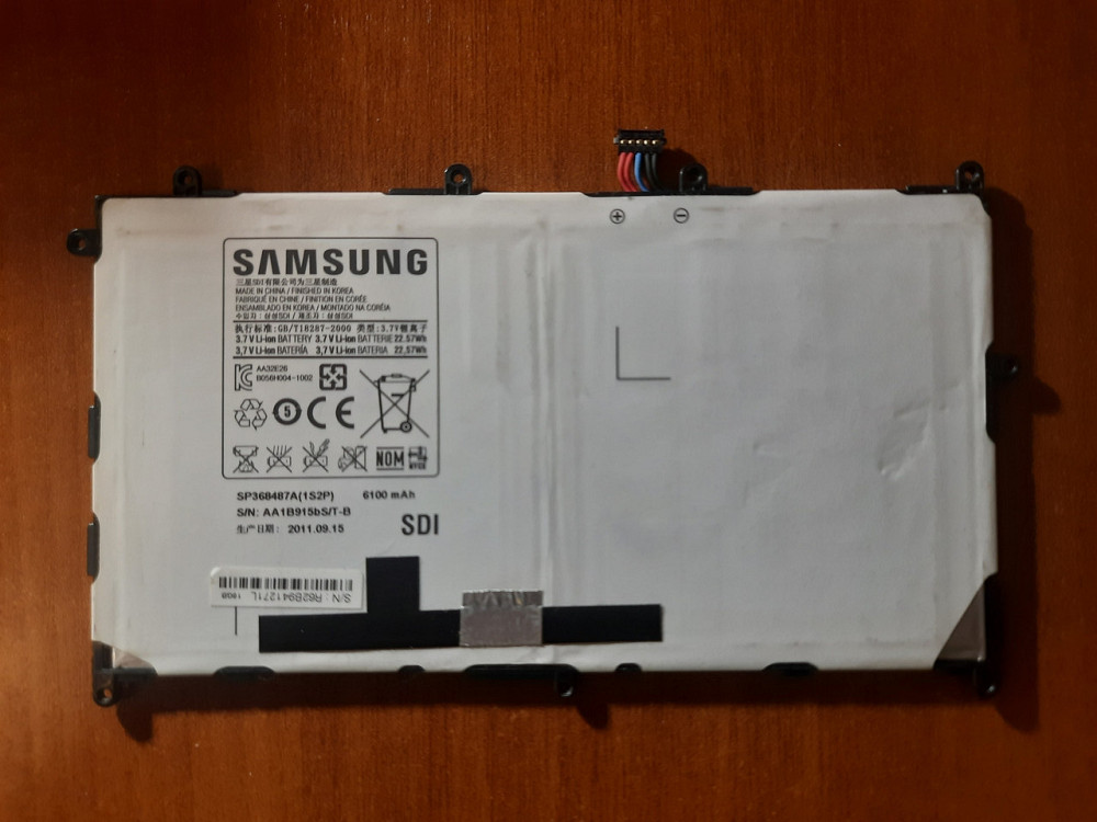 Аккумулятор батарея SP368487A Samsung Galaxy Tab 8.9 GT-P7310 с разборки Днепр - изображение 1