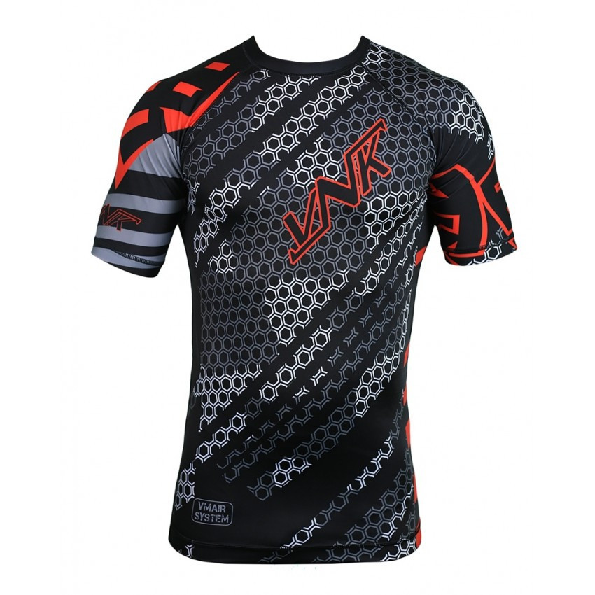 Рашгард спортивный мужской для тренировок единоборств кроссфита, Рашгард с коротким рукавом VNK РАЗМЕР XL Київ - фото 3