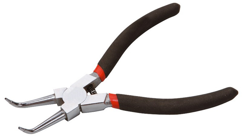 MASTERTOOL Щипці игнуті для внутрішніх стопорних кілець MASTERTOOL 175 мм C45/HRC 38~48 75-1309 Коломыя - изображение 2