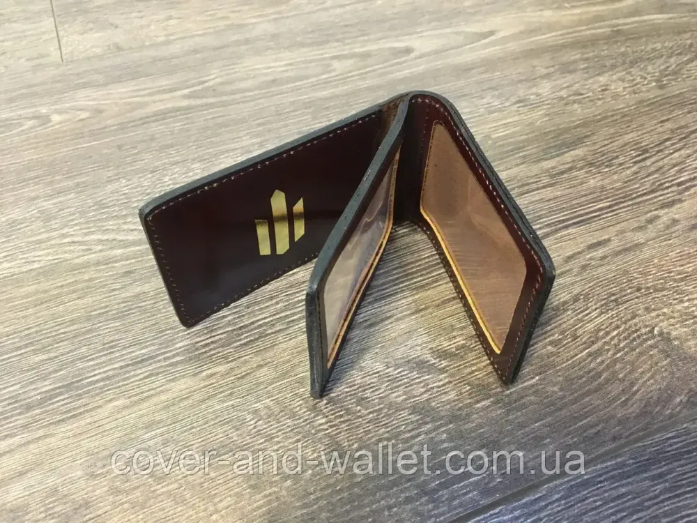 Обкладинка на посвідчення ДБР "Годарне бюро розслідувань" з додатковим клапаном (золото) Каштан Київ - фото 7