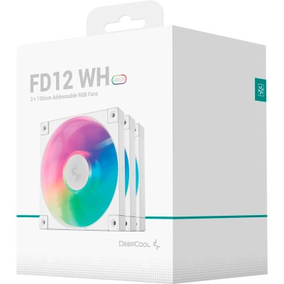 Кулер до корпусу Deepcool FD12 ARGB WH-3 IN 1 (R-FD12-WHAPN3-G) Вінниця - фото 9