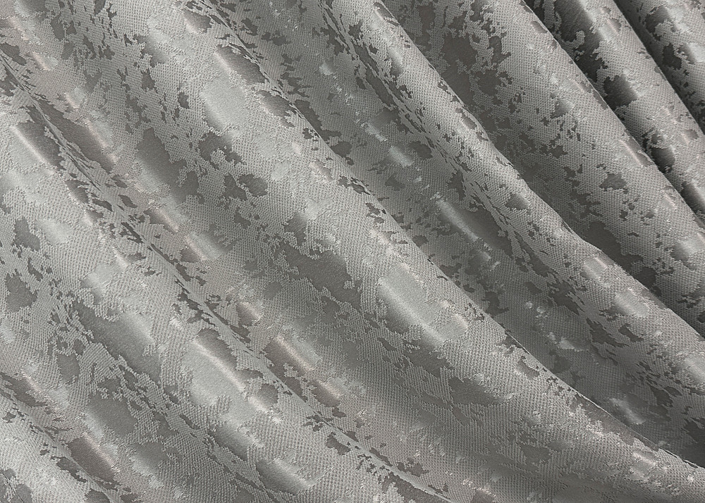 Комплект готовых штор VR-Textil Лен мрамор Pavliani VO № 1714ш серый 100х270 см 2 шт (31-820) Киев - изображение 6