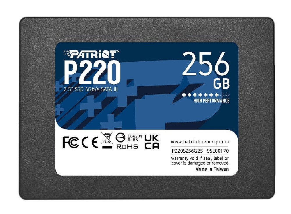 Накопичувач SSD Patriot P220 256GB 2.5" 7mm SATAIII Київ - фото 1