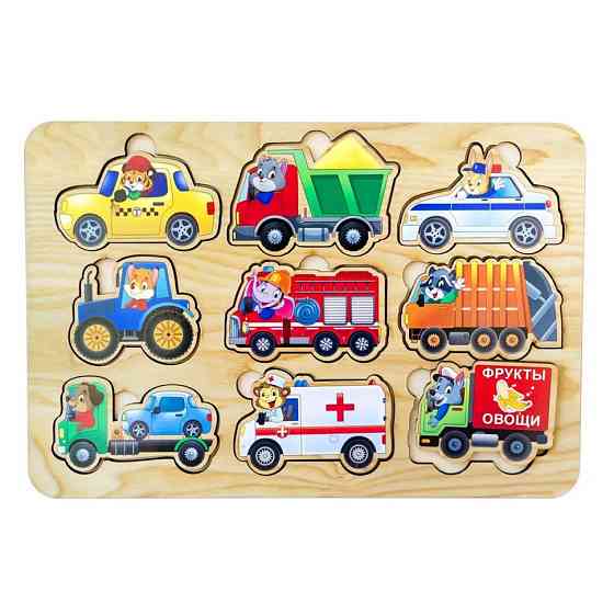 Деревянный пазл-вкладыш 