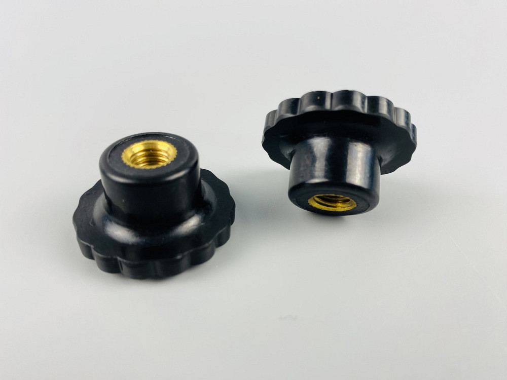 Наконечник важеля універсальний М10, D40 (шар чорний), латунна втулка різь внутрішня М10 Мукачево - фото 2