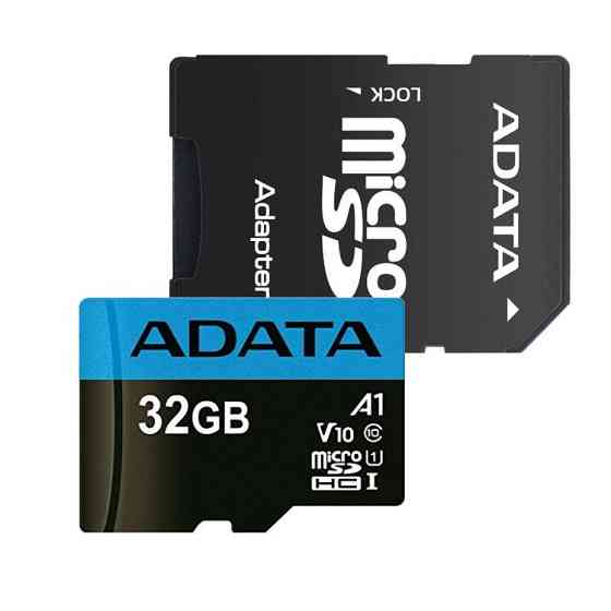 Карта пам'яті MicroSDHC A-DATA Premier 32Gb Class 10 A1 AUSDH32GUICL10A1-RA1 Одеса