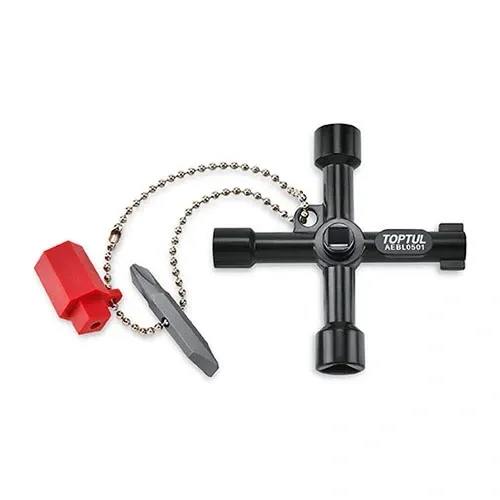 Ключ від технічних шаф багатофункціональний TOPTUL AEBL0501 Чернігів