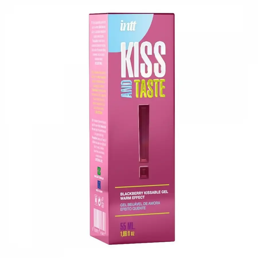 Масажний гель Intt KISS AND TASTE! (55 мл) зі смаком ожини Львів - фото 3