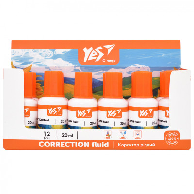 Коректор Yes з пензликом Orange Line 20 мл (340112) Вінниця - фото 2