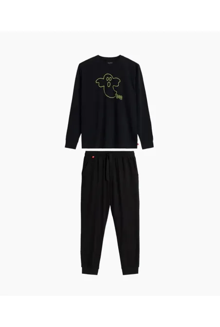 Чоловіча піжама (довгі штани, довгий рукав) 100% Бавовна Atlantic NMP-378 XXL Київ - фото 2