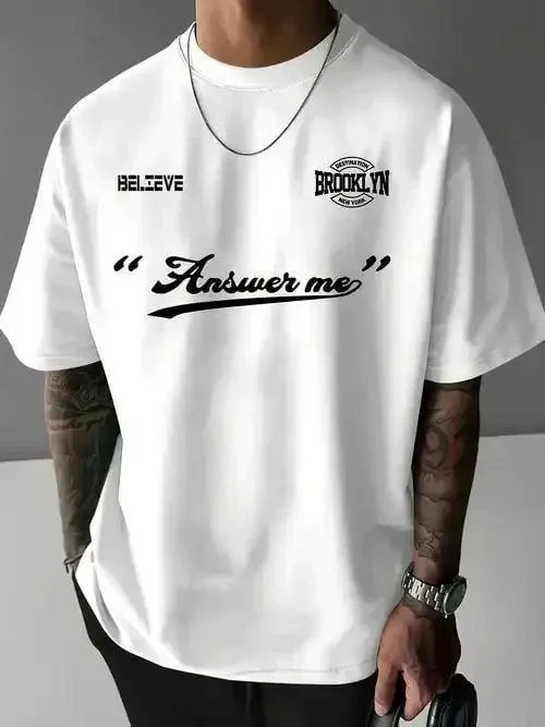 Футболка чоловіча с принтом  48 Біла 2664093549 Дніпро - фото 1