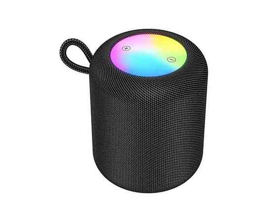 Портативна колонка HC30 5W/BT5.4/USB/AUX/microSD/FM/1800mAh 10.5х10.5х12.8см чорна ТМ HOCO Київ