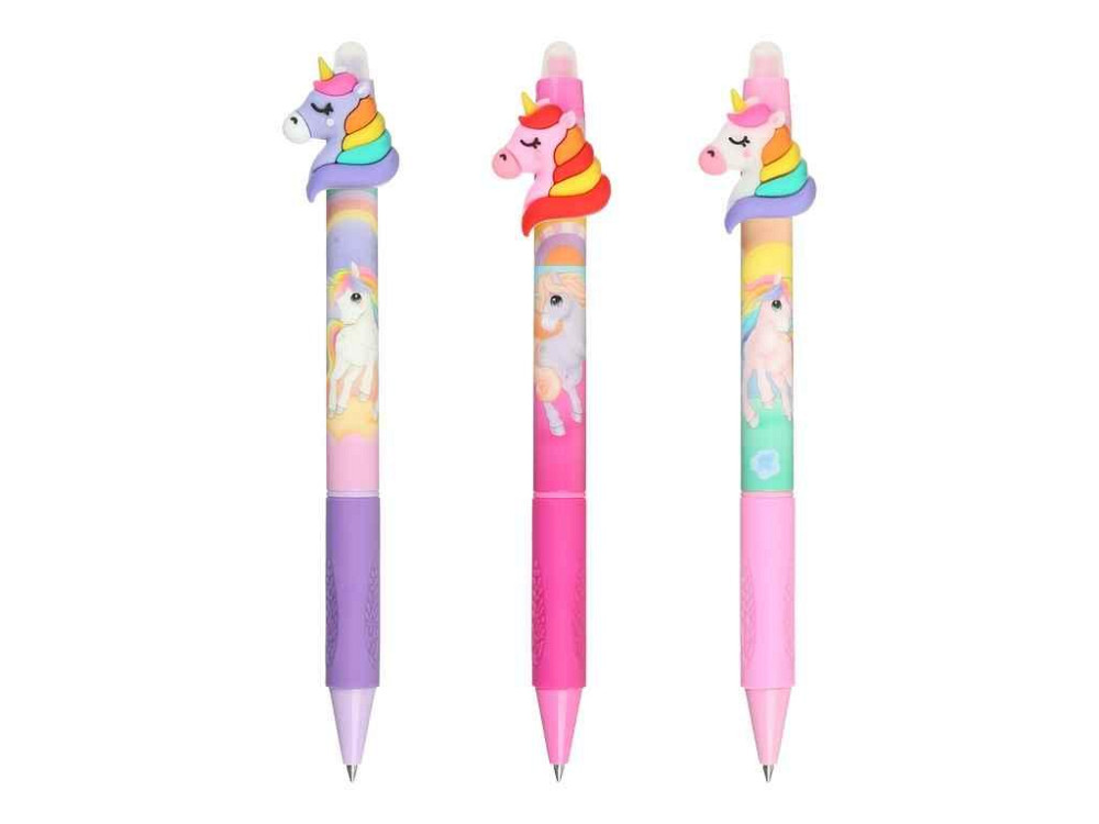 Ручка гелева Пиши-стирай , 0,5мм, UNICORN, KIDS Line ТМ ZiBi Київ - фото 1