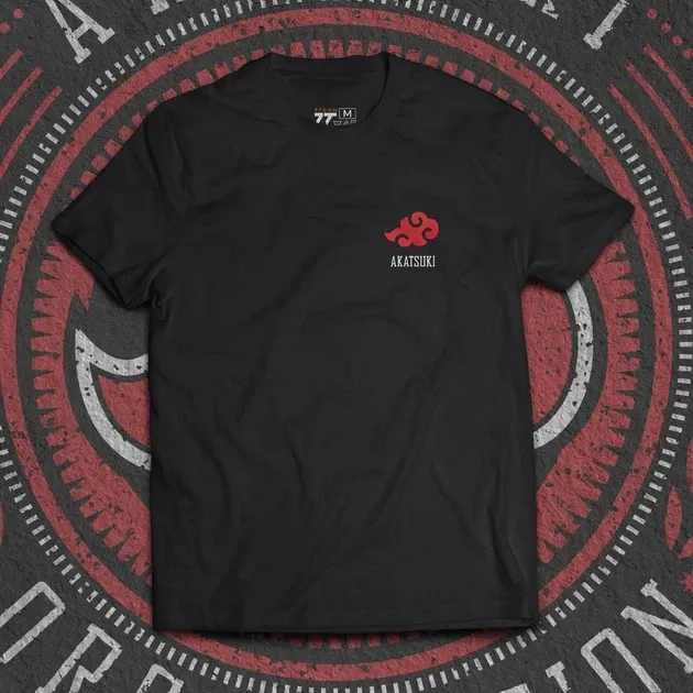 Футболка мужская с принтом Наруто Akatsuki Organization Размер 48 Anime0796 Днепр - изображение 3