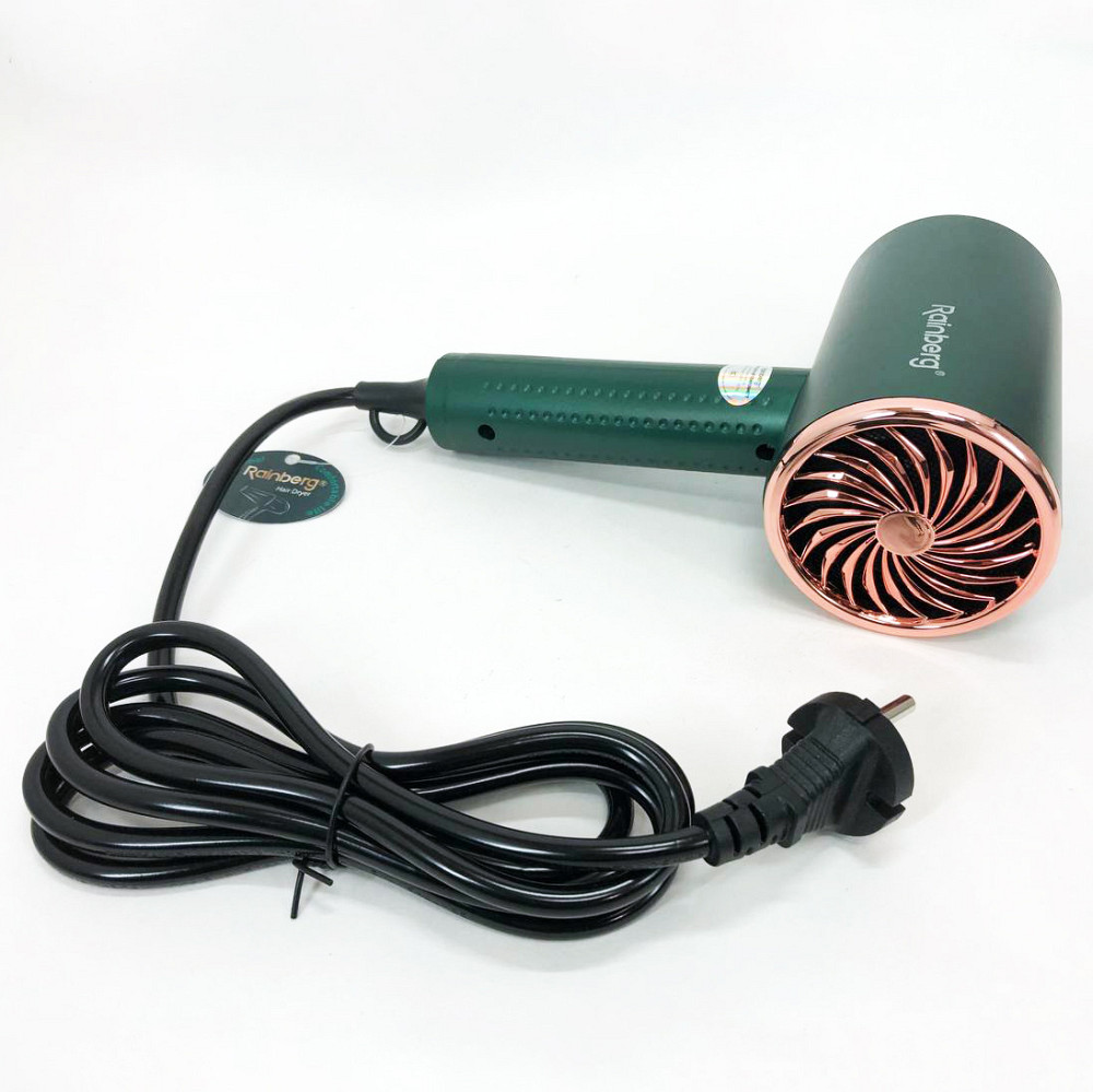 Фен практичний Rainberg, Фен для волосся професійний 2 швидкості для дому та подорожей YP-41 Івано-Франківськ - фото 6