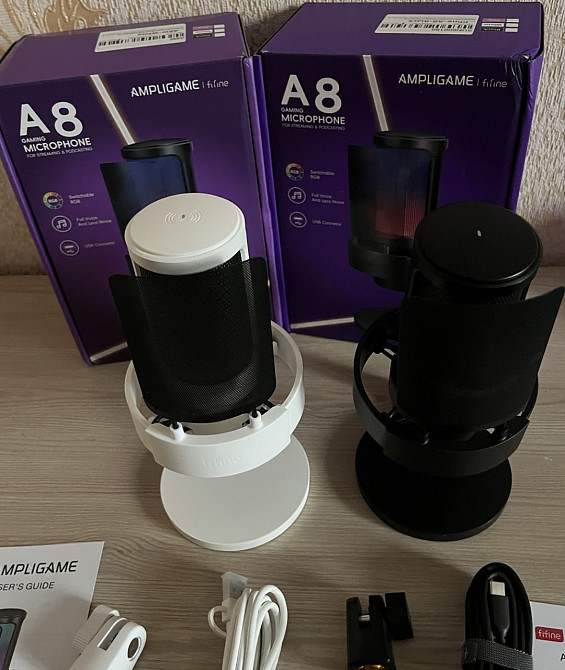 Новые микрофоны FIFINE A8 ampligame Харьков - изображение 5