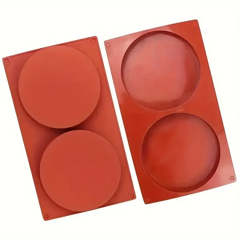 Универсальная силиконовая форма с 2 отделениями – для тортов, шоколада, свечей и рукоделия Киев - изображение 2