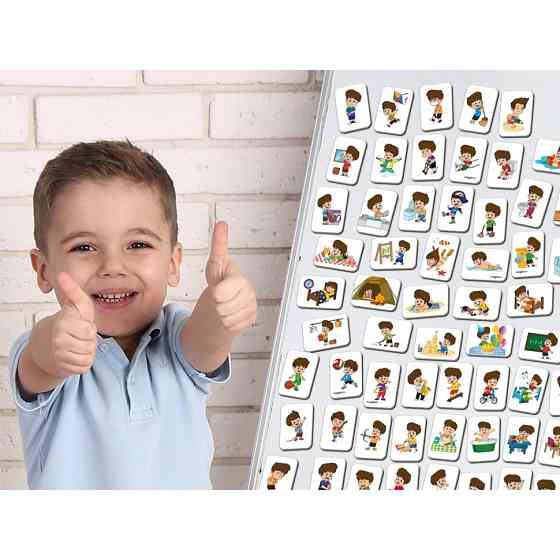 Детский развивающий набор магнитов 