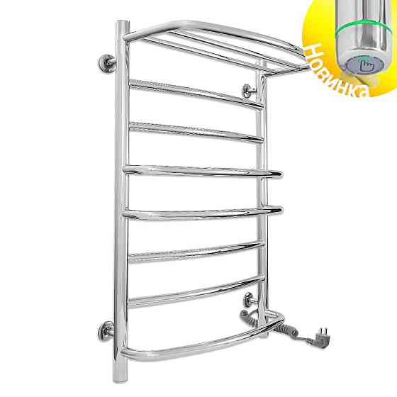 Электрический полотенцесушитель Laris Евромикс П8 500Х800 Э с полкой (правое подкл.) Киев