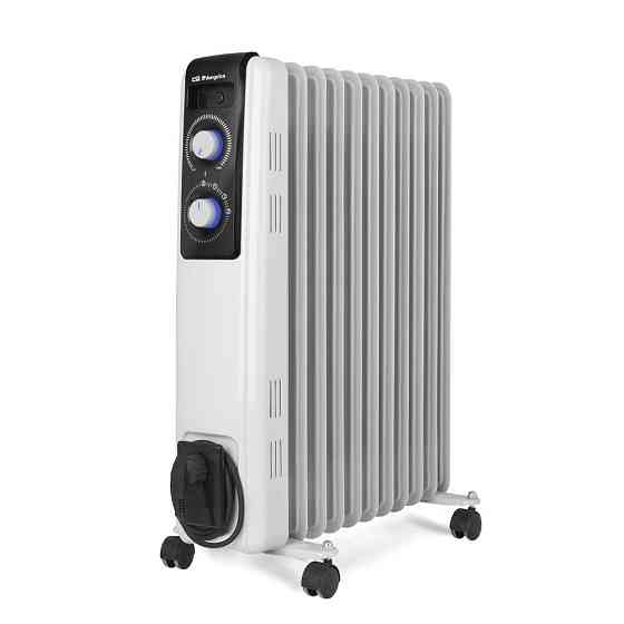 Уценка Масляный радиатор Orbegozo RF 2500 11-елементний модульний масляний радіатор 2500 Вт білий Киев