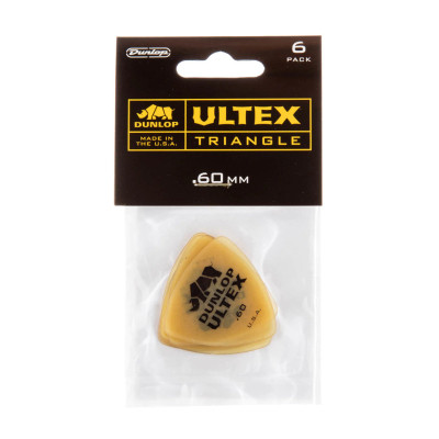 Медиатор Jim Dunlop Ultex Triangle Pick .60mm 6 шт. (426P.60) Винница - изображение 3