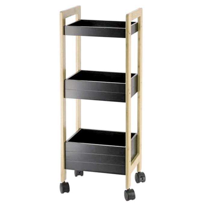 Этажерка для ванной на колёсиках 