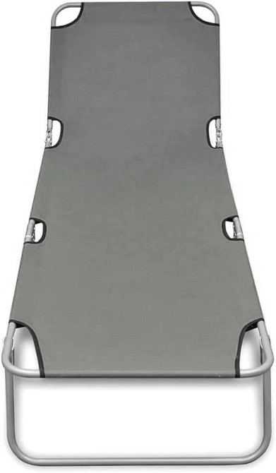 Садовий шезлонг лежак для відпочинку Just Garden Neon Б5146 Сірий Київ - фото 2