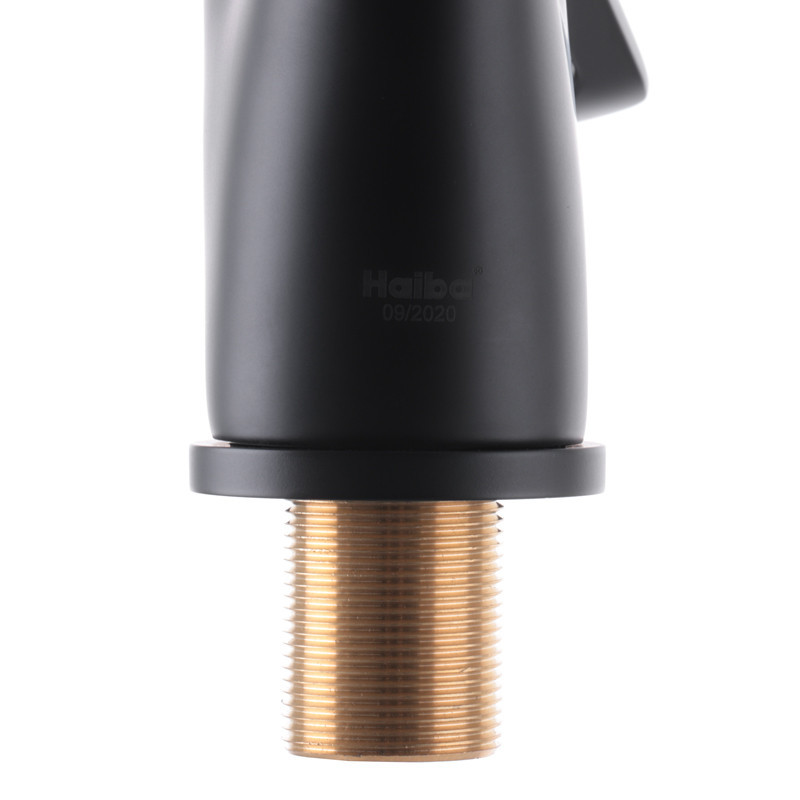 Змішувач для кухні Haiba Hansberg 777 чорний (HB0216) Київ - фото 5