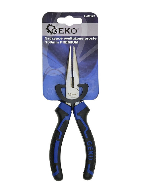 Плоскогубці подовжені прямі "GeKo" premium 160 мм Киев - изображение 4