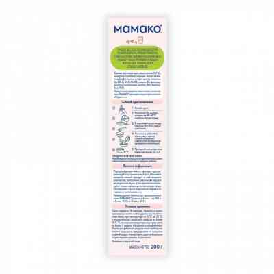 Детская каша MAMAKO гречневая на козьем молоке 200 г (4607088795994) Винница
