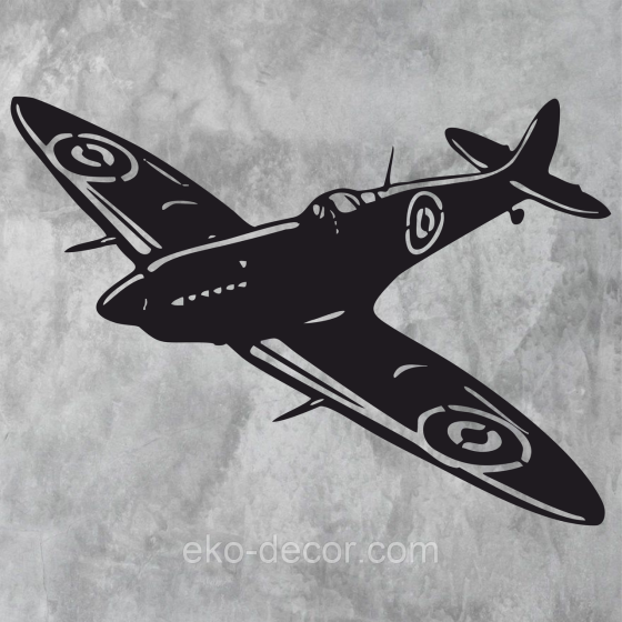 Декоративное настенное Панно «Самолет», Декор на стену Киев