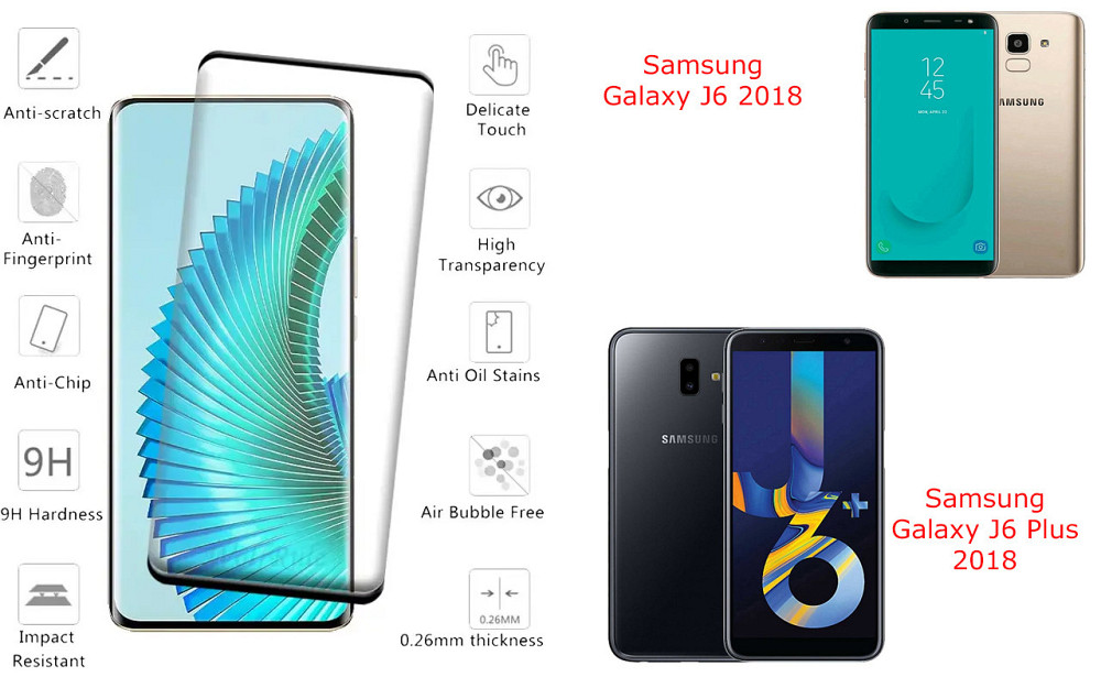 Защитное стекло HyperGlass Pro для Samsung Galaxy J6 2018, Galaxy J6 Plus 2018 – максимальная чувствительность Киев - изображение 2