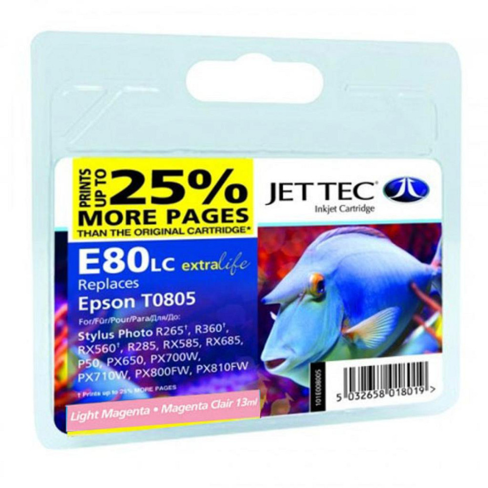 Картридж Jet Tec Epson StPh P50/PX660/PX720WD Light Magenta (110E008006) Винница - изображение 1
