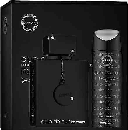 Набор для мужчин Club De Nuit Intense Man Armaf (Туалетная вода мужская 105 мл Дезодорант 200 мл в боксе) Запорожье