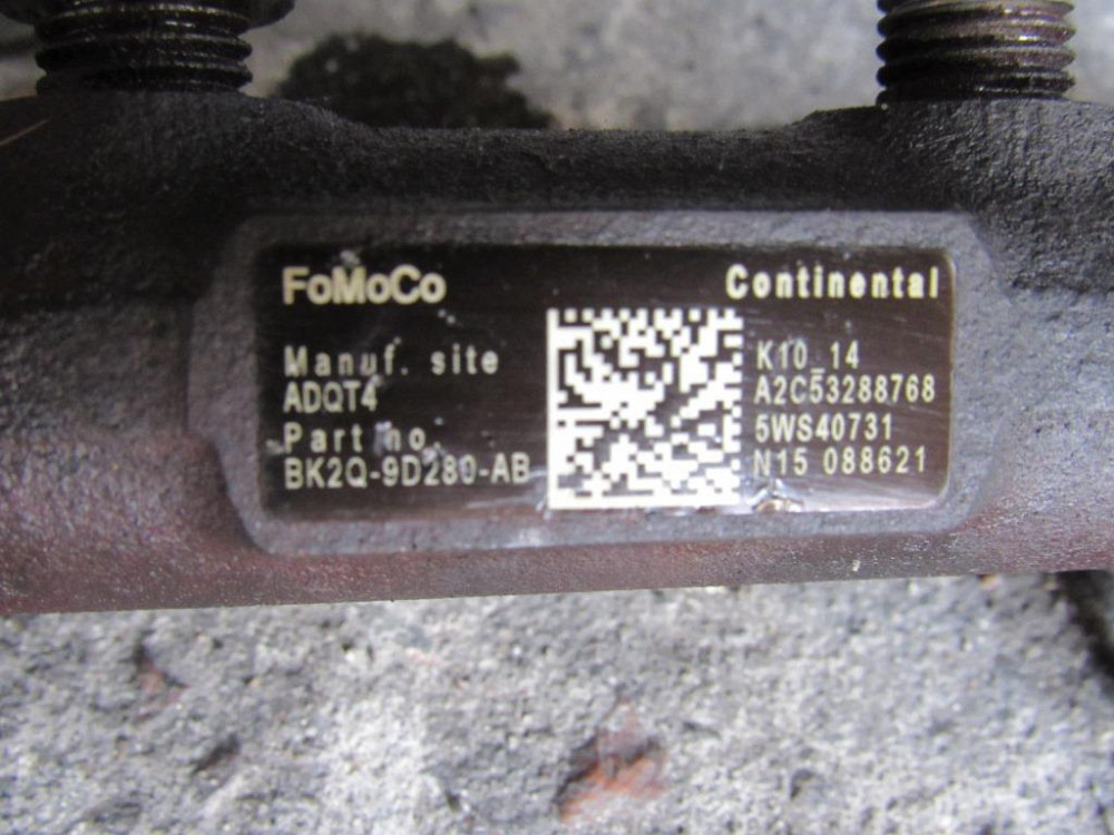 Паливна рейка Ford Transit MK7 2.2 tdci 2014-2020 (BK2Q-9D280-AB) Ковель - фото 1