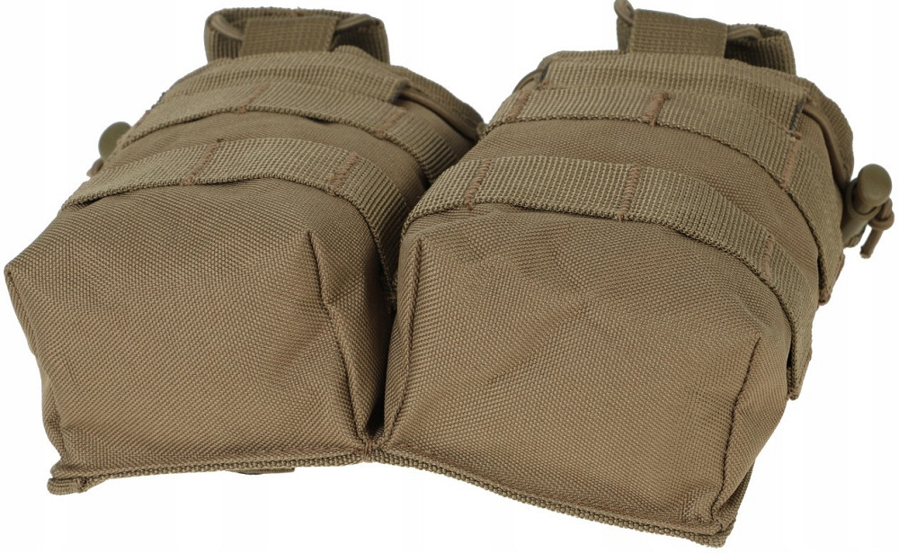 Тактический двойной Подсумок под магазины АК/М4/М16 с системой Molle Mil-Tec от Sturm (13497019) Coyote Нововолынск - изображение 7