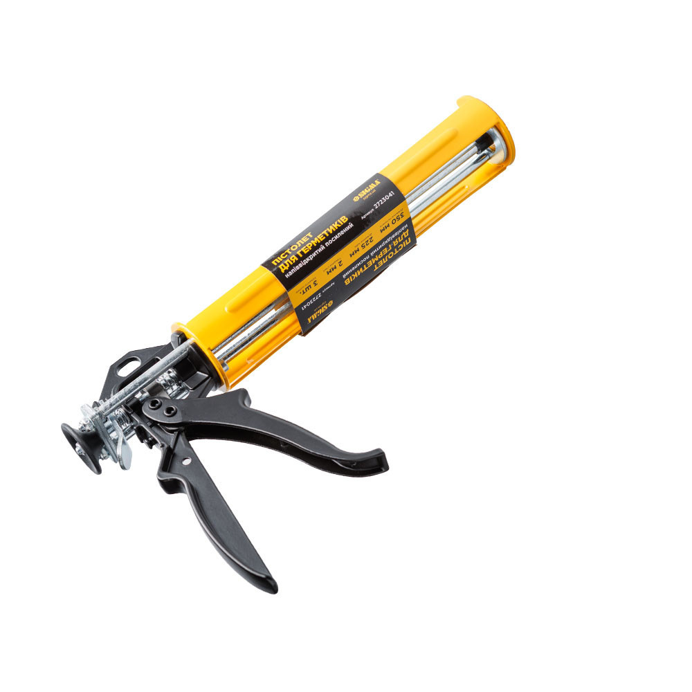 Пістолет для герметиків напіввідкритий посилений 3 штоки 225 мм SIGMA (2723041) Київ - фото 4